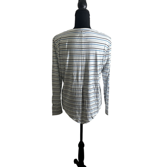 NWT Addison Bay Striped Long Sleeve Tee | XS | Soft Stretch Jersey - Picture 3 of 9